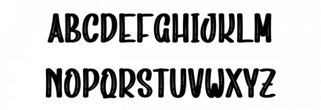 Nightside Christmas خط أحرف كبيرة