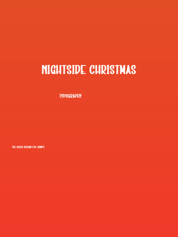Nightside Christmas Poster
