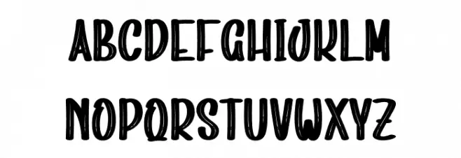 Nightside Christmas خط أحرف صغيرة