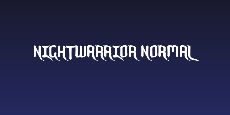 Nightwarrior Normal Social Header