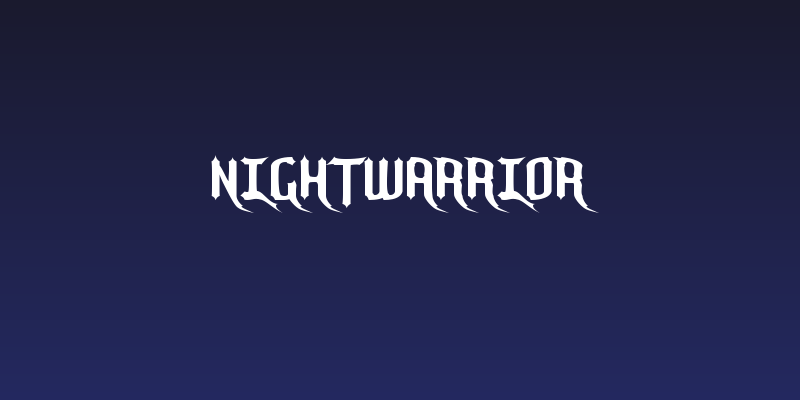 Nightwarrior Social Header