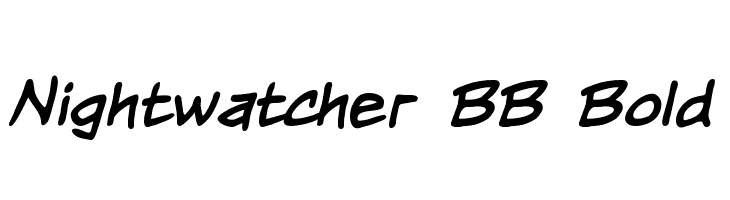 Nightwatcher BB Bold Font