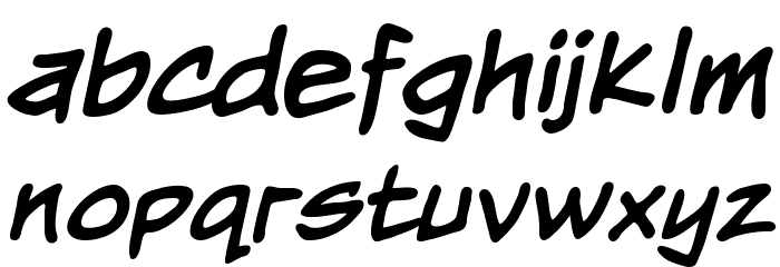 Nightwatcher BB Bold Font LOWERCASE
