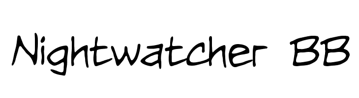 Nightwatcher BB  Descarca Fonturi Gratis