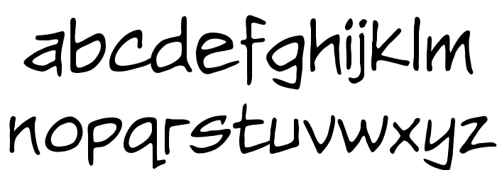 Nightwatcher BB Font LOWERCASE