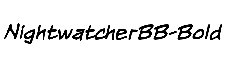 NightwatcherBB-Bold  les polices de caractères gratuit tlcharger