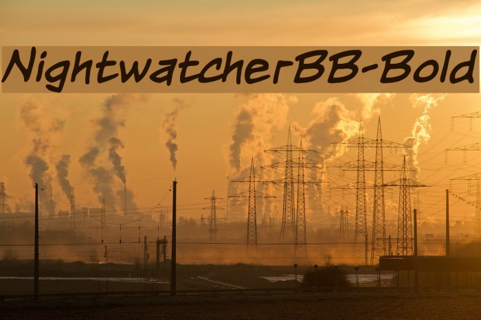 NightwatcherBB-Bold Font examples