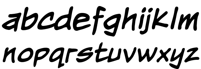 NightwatcherBB-Bold Font LOWERCASE