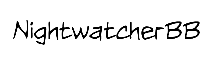 NightwatcherBB  免费字体下载