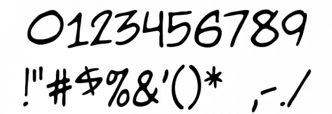 NightwatcherBB Font OTHER CHARS