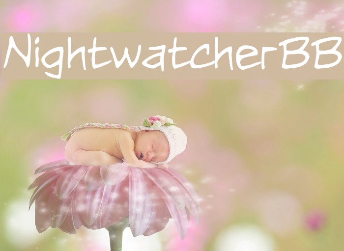 NightwatcherBB Font examples