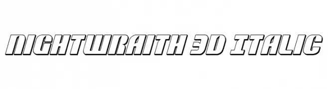 Nightwraith 3D Italic 