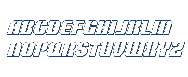 Nightwraith 3D Italic Lowercase