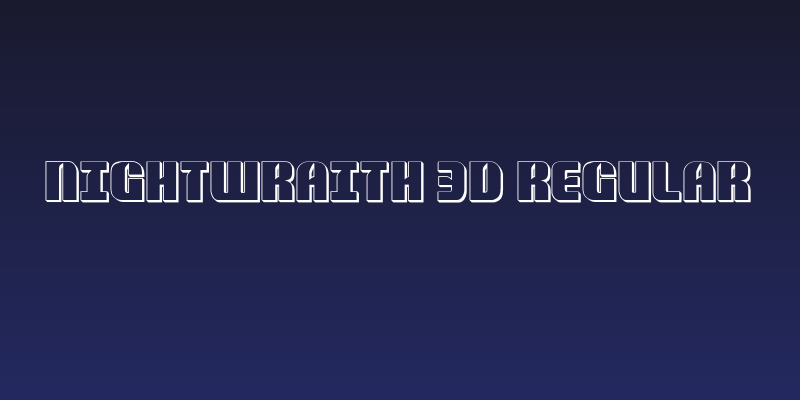 Nightwraith 3D Regular Social Header
