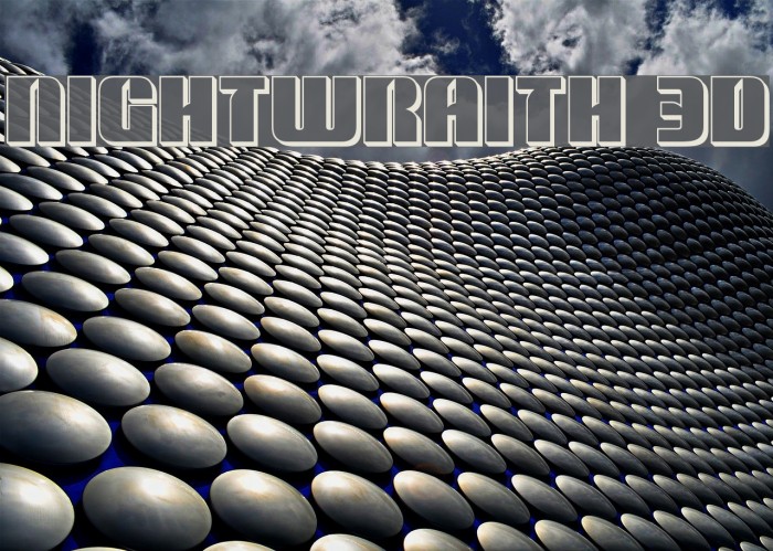 Nightwraith 3D Font examples