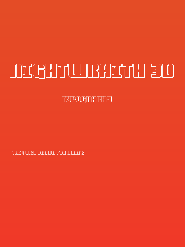 Nightwraith 3D Poster