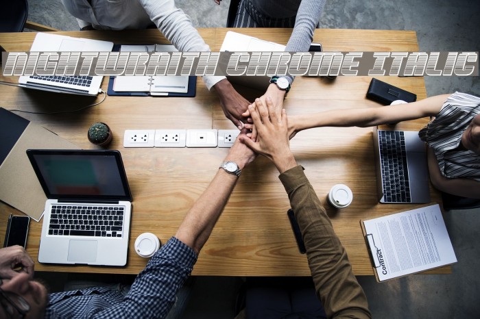 Nightwraith Chrome Italic Example 2