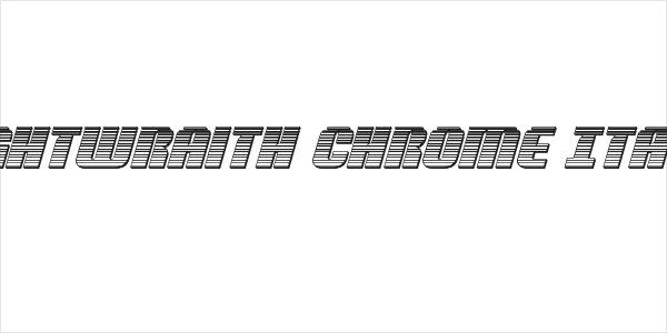 Nightwraith Chrome Italic Logo