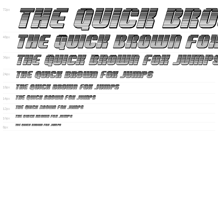 Nightwraith Chrome Italic Waterfall