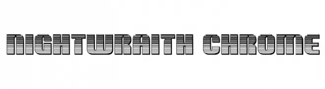 Nightwraith Chrome  baixar fontes gratis