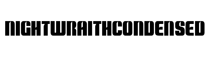 Nightwraith Condensed  Скачать бесплатные шрифты