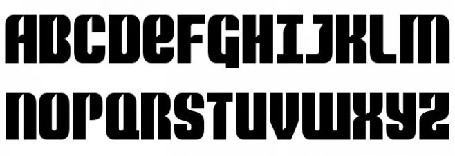 Nightwraith Condensed Schriftart Groß