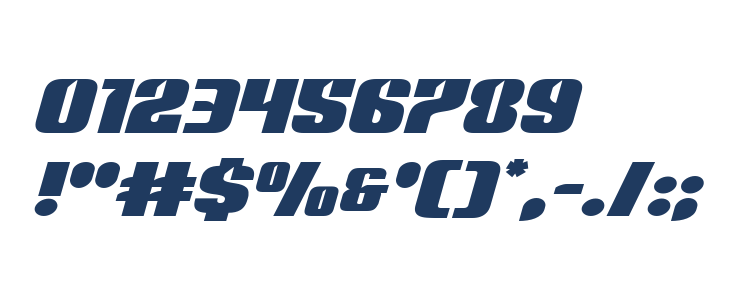 Nightwraith Expanded Italic Other Characters