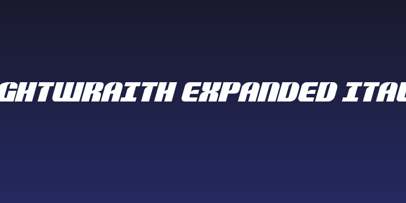Nightwraith Expanded Italic Social Header