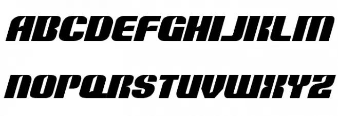 Nightwraith Expanded Italic خط أحرف صغيرة