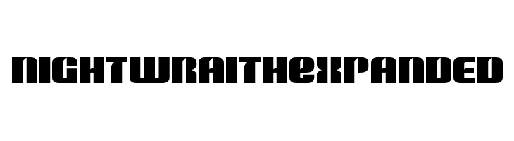 Nightwraith Expanded  Frei Schriftart Herunterladen