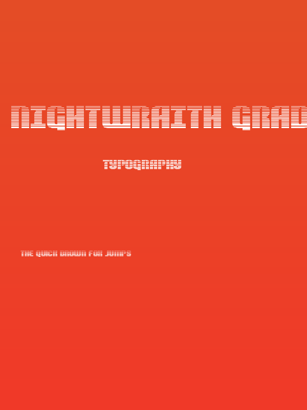 Nightwraith Gradient Poster
