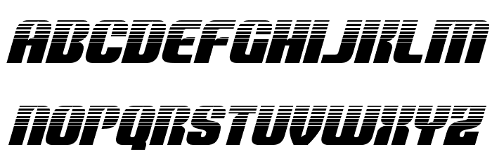 Nightwraith Halftone Italic Font LOWERCASE