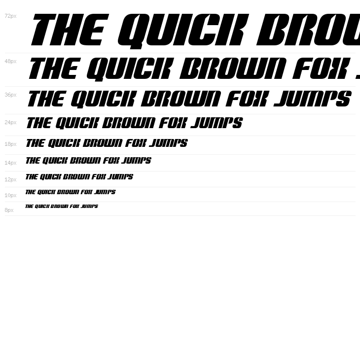 Nightwraith Italic Waterfall