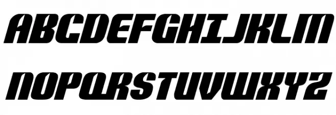 Nightwraith Italic Шрифта ВЕРХНИЙ