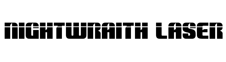 Nightwraith Laser  Скачать бесплатные шрифты