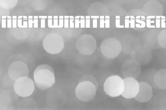 Nightwraith Laser Font examples