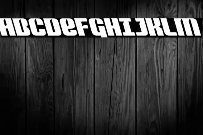 Nightwraith Leftalic Font examples