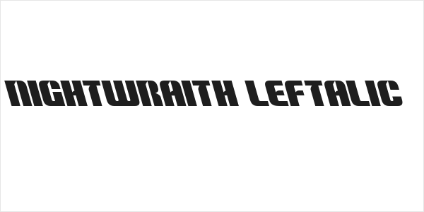 Nightwraith Leftalic Logo