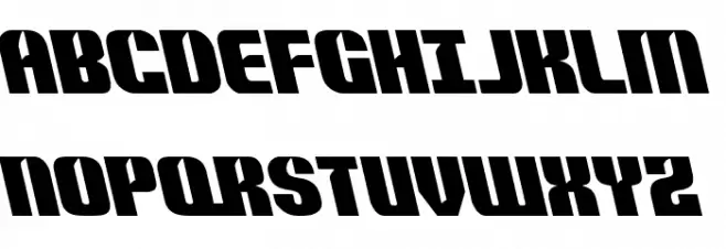 Nightwraith Leftalic Шрифта ВЕРХНИЙ