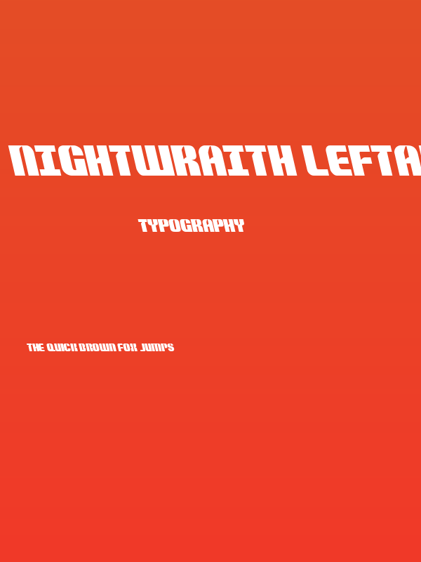Nightwraith Leftalic Poster