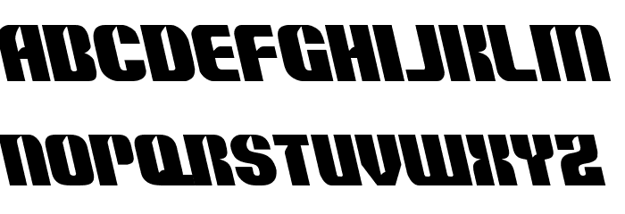 Nightwraith Leftalic Font LOWERCASE