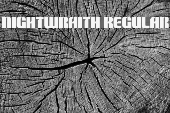 Nightwraith Regular Font examples