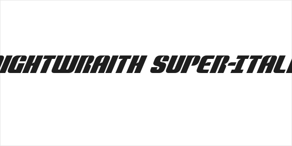Nightwraith Super-Italic Logo