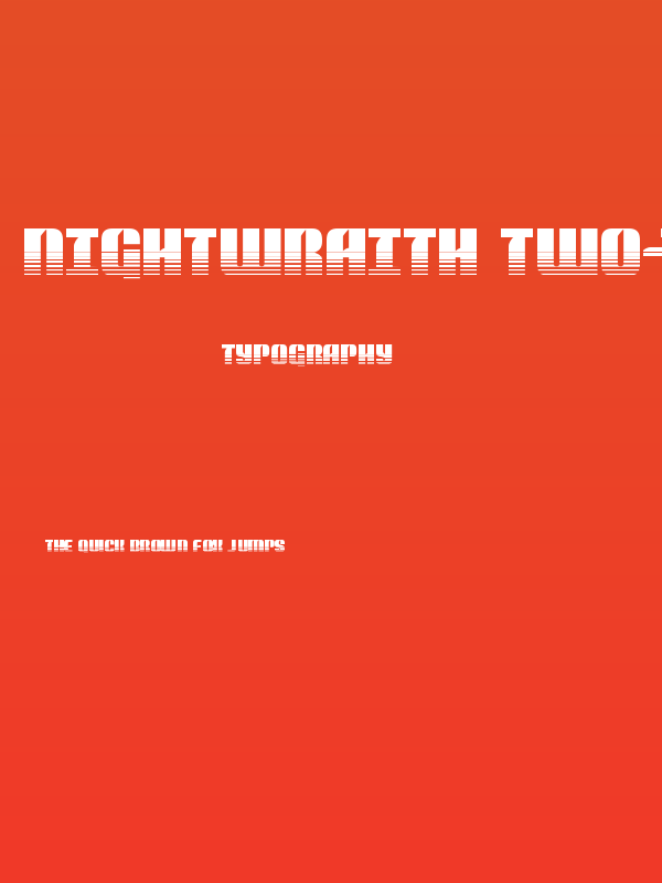 Nightwraith Two-Tone Poster