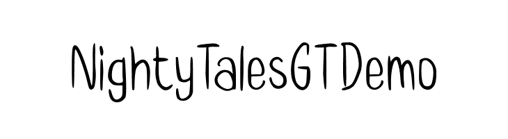 Nighty Tales GT Demo  Free Fonts Download