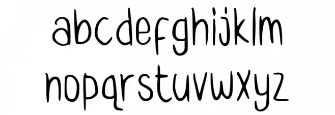 Nighty Tales GT Demo Font LOWERCASE
