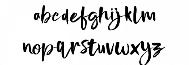 Nightype 字体 小写