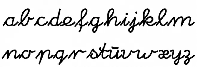 NigraScript Fuentes MINÚSCULAS