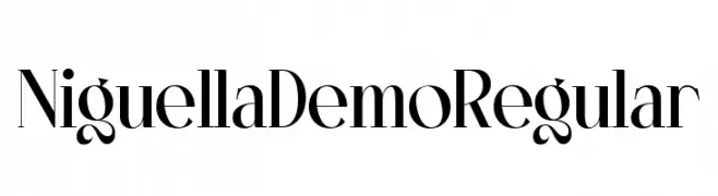 NiguellaDemo-Regular  تنزيل الخطوط