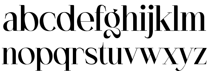 NiguellaDemo-Regular Font LOWERCASE